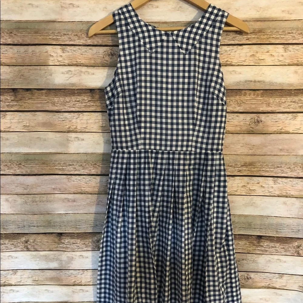 Kaya & Sloan Gingham blue and white dress, size XS